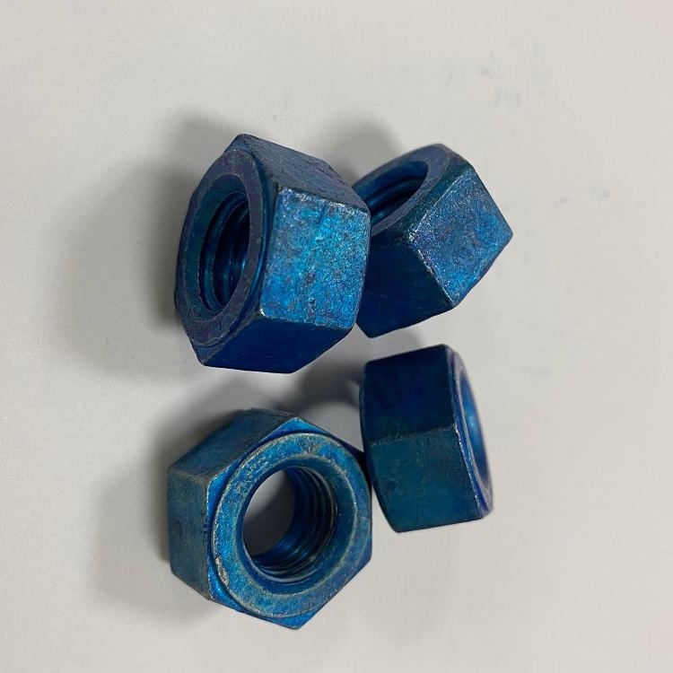 Picture of Brighton Best 313004 3/4"-10 Heavy,Metal Keg Hdg/Wax/Blue Dye Hex Nuts A194 / Sa 194 2H Heavy Hdg/Wax/Blue Dye (Metal Keg)